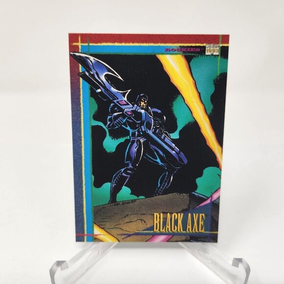 Black Axe 1993 Skybox Marvel Universe Series 4 #127 Rookies (a119) - Picture 1 of 2